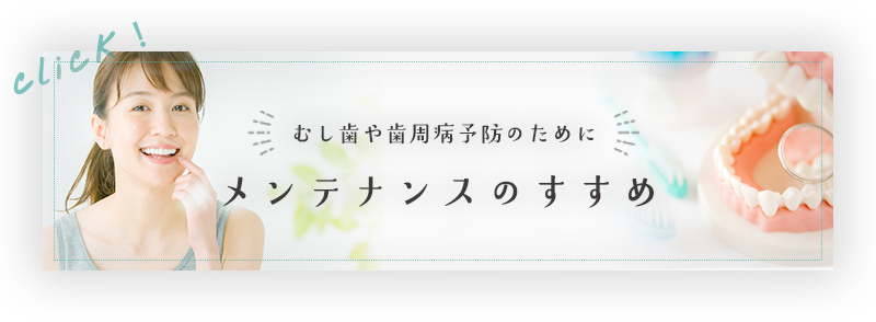 メンテナンスのススメ